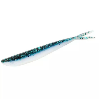 Силикон Lunker City Fin-S Fish 4 10 шт Baby Blue/White (1102-11940)
