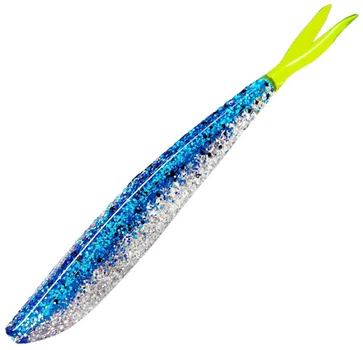 Силикон Lunker City Fin-S Fish 4 8 шт Blue/Silver (1102-27340)