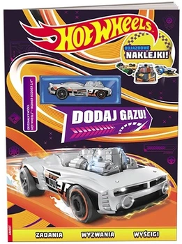 Książka z autkiem Hot Wheels. Dodaj gazu! z modelem Rodger Dodger 2.0 (Ameet 24 str) FLA-1607 (09788325350222)