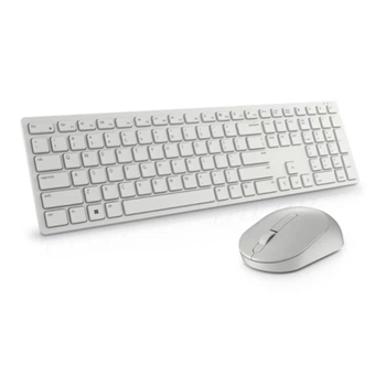 Комплект клавиатура + мышь Dell KM5221W Pro беспроводной RU раскладка White (5397184514542)