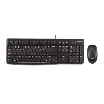 Комплект клавіатура + миша Logitech Desktop MK120 1000 DPI US розкладка Black (5099206020665)