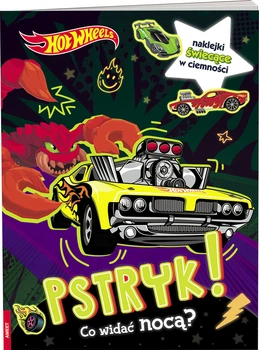 Книга з люмінесцентними наліпками Hot Wheels «Клац! Що видно вночі?» (Ameet 16 стор) (GLO-1601) (9788325346775)