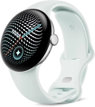 Розумний годинник Google Pixel Watch 5 41 mm Wi-Fi Polished Silver/Fog Active Band