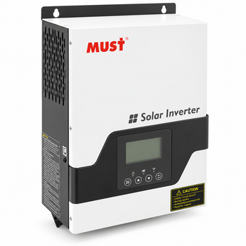 Гібридний інвертор MUST PV18-1012VMPK, 1000W, 12V, струм заряду 10/20A, 230V/4.35A, MPPT (60А, 105 Vdc)