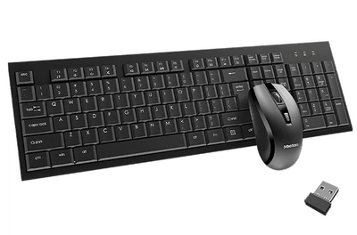 Комплект (Клавиатура и мышь) Meetion C4120 Little Wireless Black (MT-C4120LITTLE-A-RUA)