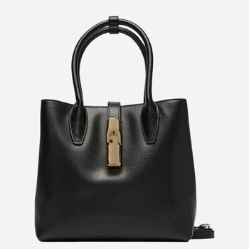 Сумка крос-боді через плече жіноча з натуральної шкіри маленька Furla WB01949ARE000O60001007 Чорна (800070357857)