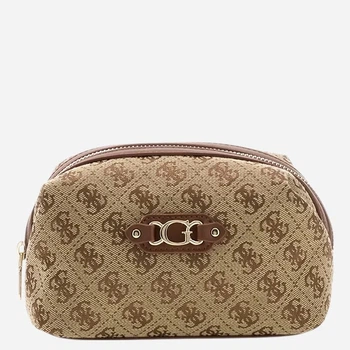 Косметичка жіноча Guess PW7586P6490-LGW Коричнева (800070360496)