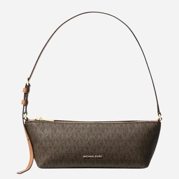 Torebka bagietka damska mała Michael Kors 32F6G9IC5B-252 Brązowa (800070364519)