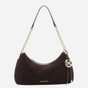 Torebka bagietka damska skórzana Michael Kors 32R6GY5W6L-251 Brązowa (800070364521)