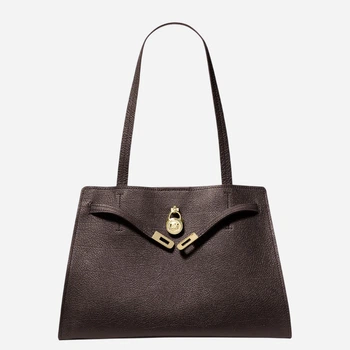 Torebka shopper damska skórzana Michael Kors 30F6GNXT7L-251 Brązowa (800070364541)