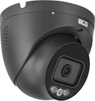 Kamera IP kopułkowa BCS POINT BCS-P-EIP35FCR3L3-Ai2-G 5 MP Black