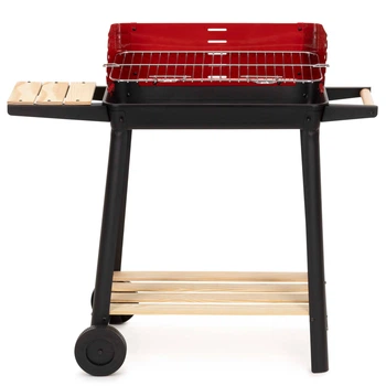 Grill węglowy Springos BQ0029 Czerwony (5908455311243)