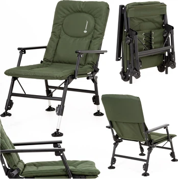 Крісло туристичне складане Springos CS0191 темно-зелене з чорним (5908455312066)