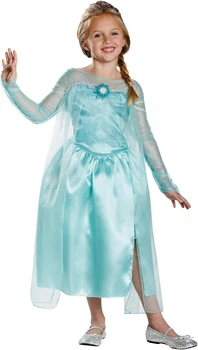 Детский карнавальный костюм Disney Frozen Elsa Холодное сердце - Эльза (Размер M/124-135 см.)