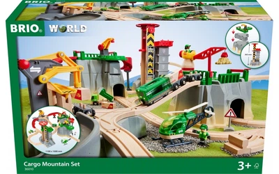Игровой набор Ravensburger BRIO World Большой грузовой пункт на горе (36010)