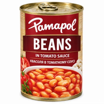 Фасоль в Томатном Соусе Pamapol Beans in Tomato Sauce 400 г