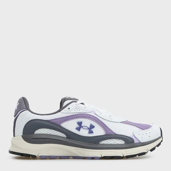 Женские кроссовки для бега Under Armour W Tech Runner 6007575-101 39 (8US) 25 см Бело-сиреневые (198633963547)