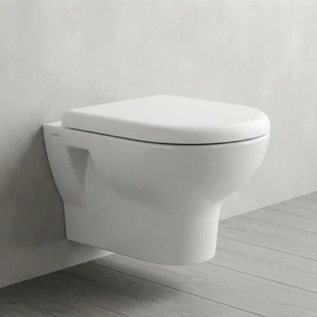 Подвесной унитаз KOLLER POOL Zentrum 490x360 полукруглый, с сидением, белый (5785N003-6135)