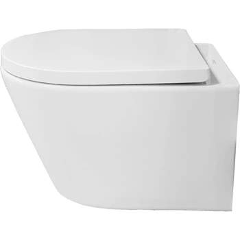Подвесной унитаз Grace Rem Vortex округлый, с сиденьем Soft-Close, белый глянцевый (WH8001B)