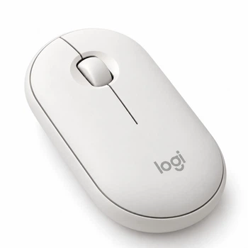 Бездротова Bluetooth миша Logitech Pebble Mouse 2 M350s 4000 DPI Multi-Device, біла
