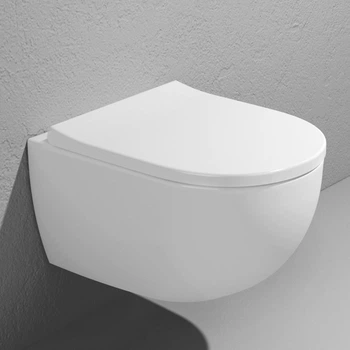 Подвесной унитаз Flaminia Mini App овальный, без сиденья, белый глянцевый (AP119)