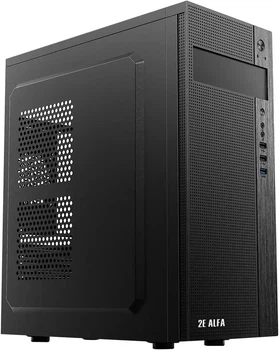 Корпус для ПК 2E Alfa E185 (2E-E185) Black ATX без БЖ