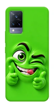 Чохол для Vivo V21 з принтом Зелений-приколіст