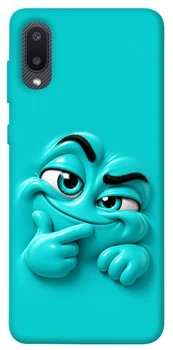 Чехол для Galaxy A02 с принтом Бірюзовий-скептик