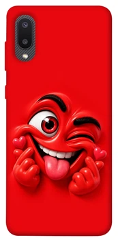 Чехол для Galaxy A02 с принтом Червоний-сердцеїд