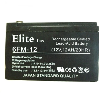 Аккумуляторная батарея 12V 12Ah Elite (150х97х100)