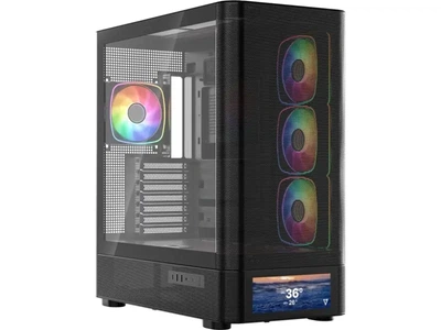 Корпус MODECOM VOLCANO AQ500 ARGB MIDI BLACK (MC-A-AQ500-4FA-B)
