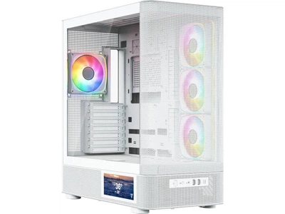 Корпус MODECOM VOLCANO AQ400 ARGB MIDI WHITE (MC-A-AQ400-4FA-W)