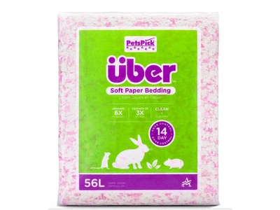 Паперова підстилка для гризунів Premier Pet Soft Paper Bedding Pink/White 56 л (0037461416569)