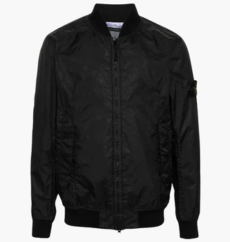 Бомбер чоловічий Stone Island Membrana 3L Tc Black L Чорний 801541223-V0029