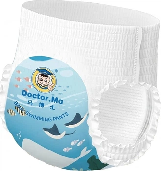 Подгузники для плавания DOCTOR MA XL (12-17 кг), 8 шт (mbs-llk5)
