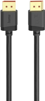 Kabel Hama DisplayPort 2.1 8K 2 m Black (00202010)