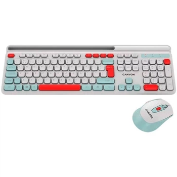 Комплект Canyon HSET-W5 Wireless UA White