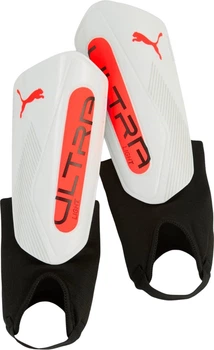 Щитки футбольні Puma Ultra Light Ankle розмір S Біло-помаранчеві (4067984274328)
