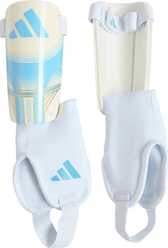 Щитки футбольні дитячі Adidas Messi Match розмір S Біло-сині (4069999211619)