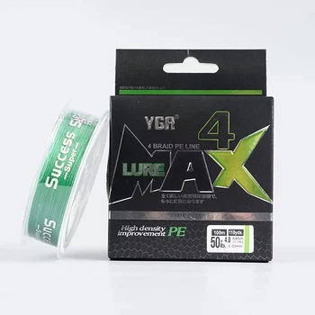 Шнур рыболовный YGR 4X 100 м 0.18 мм 9.52 кг. 20LB плетеный для спиннинга 430-018
