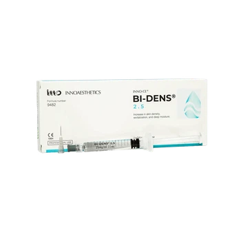 Innoaesthetics BI-DENS 2.5, 3 мл — профессиональный препарат для биоревитализации кожи с гиалуроновой кислотой 25 мг/мл
