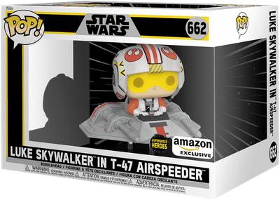 Фігурка Funko Pop! Luke Skywalker w T-47 Airspeeder (889698744904)