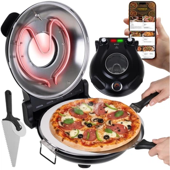Печь для пиццы Ruhhy 1200 Вт 420°C с керамическим камнем (5900779957114)