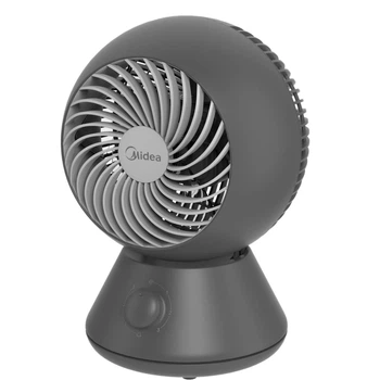 Вентилятор Midea MFT302R0BPK настольный 3 скорости с осцилляцией Dark Grey (4048164120246)