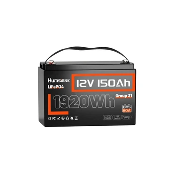 Аккумулятор литий железо фосфатный Humsienk 12V 150Ah 1920Wh LiFePO4