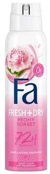 Antyperspirant w sprayu Fa Fresh&Dry Piwonia Sorbet z aromatem sorbetu piwonii 150 ml (9000101251166)