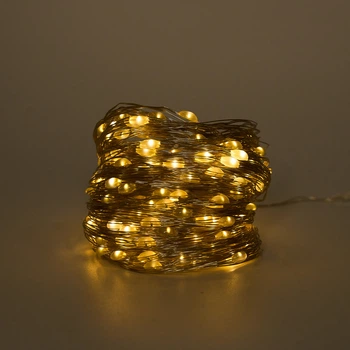 Светодиодная гирлянда с USB разъемом, 20 м, 200 LED, теплый белый, IP20 (721374)