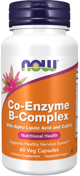 Koenzym B-kompleks Now Foods Co-Enzyme B-Complex 60 kapsułek (733739004062)