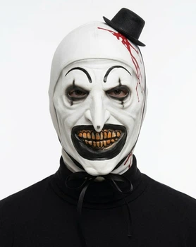 Маска Клоуна Арта из фильма "Ужасающий" (Terrifier) АВС — Реалистичная маска для Хэллоуина и косплея