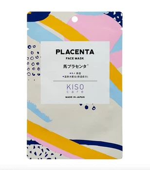KISOCARE Placenta Face Mask тканевая маска с плацентой, 1 шт